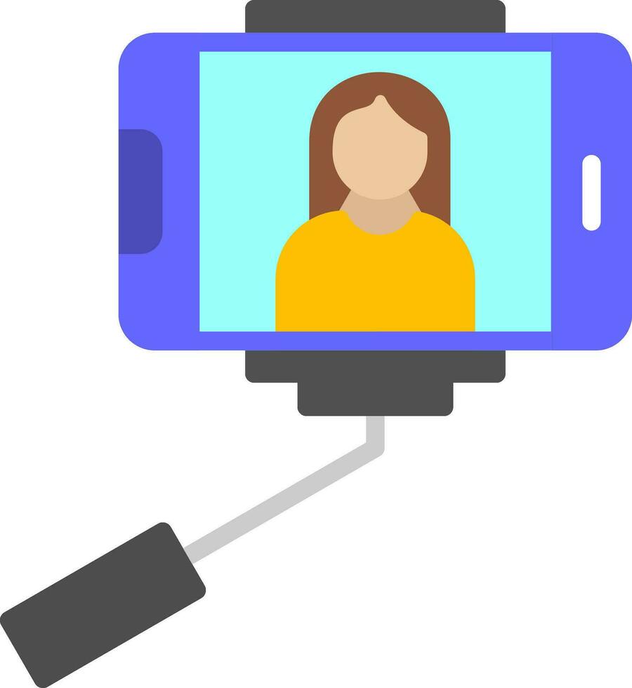 Selfie Stock Vektor Symbol Design