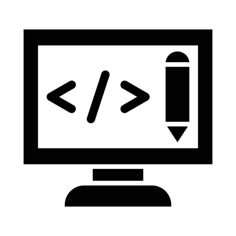 Webseite Design Vektor Glyphe Symbol zum persönlich und kommerziell verwenden.