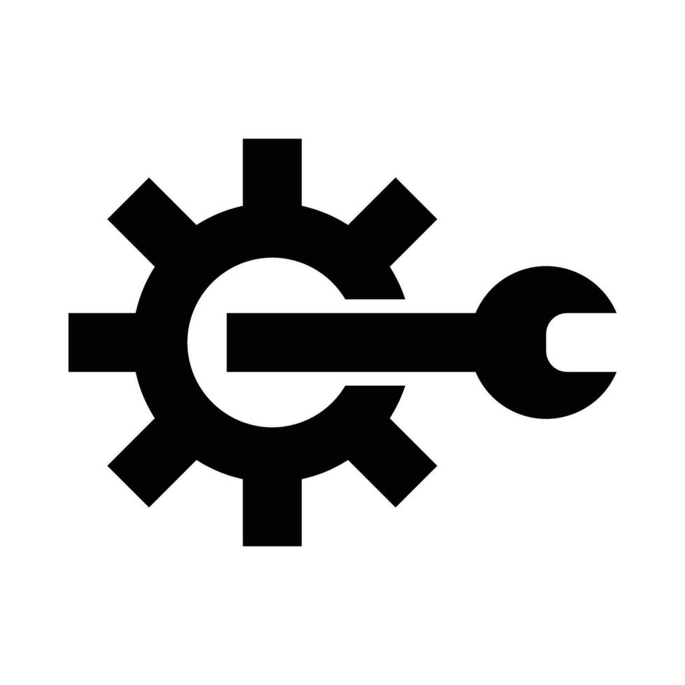 Aufbau Vektor Glyphe Symbol zum persönlich und kommerziell verwenden.