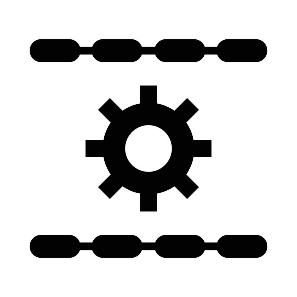 Verknüpfung Optimierung Vektor Glyphe Symbol zum persönlich und kommerziell verwenden.