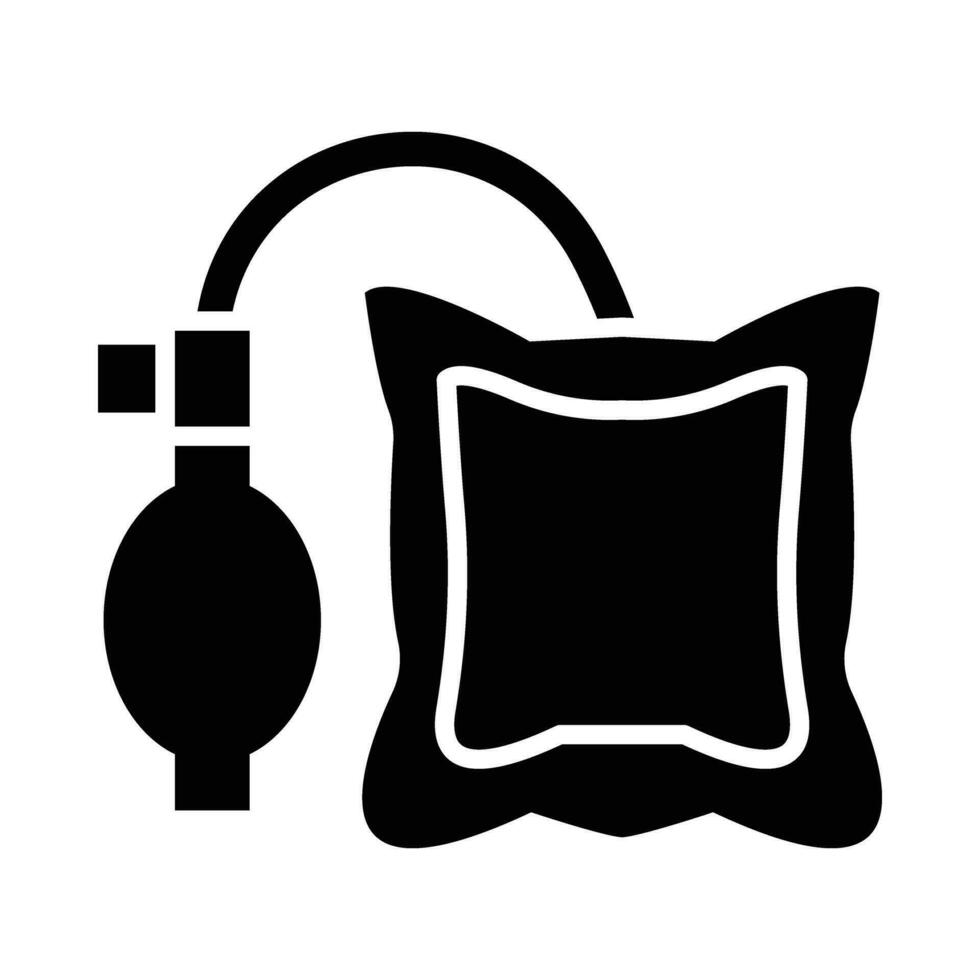 Pumpe Keil Vektor Glyphe Symbol zum persönlich und kommerziell verwenden.