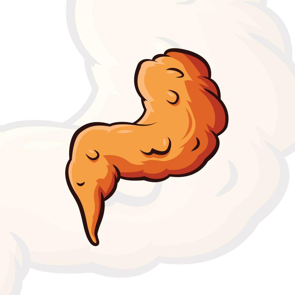 Fast-Food-Cartoon-Icon-Set. Hamburger, Hot Dog, Shawarma, Wok-Nudeln, Pizza und andere für das Design von Cafés zum Mitnehmen. vektorillustration des flachen stils des straßenessens. vektor