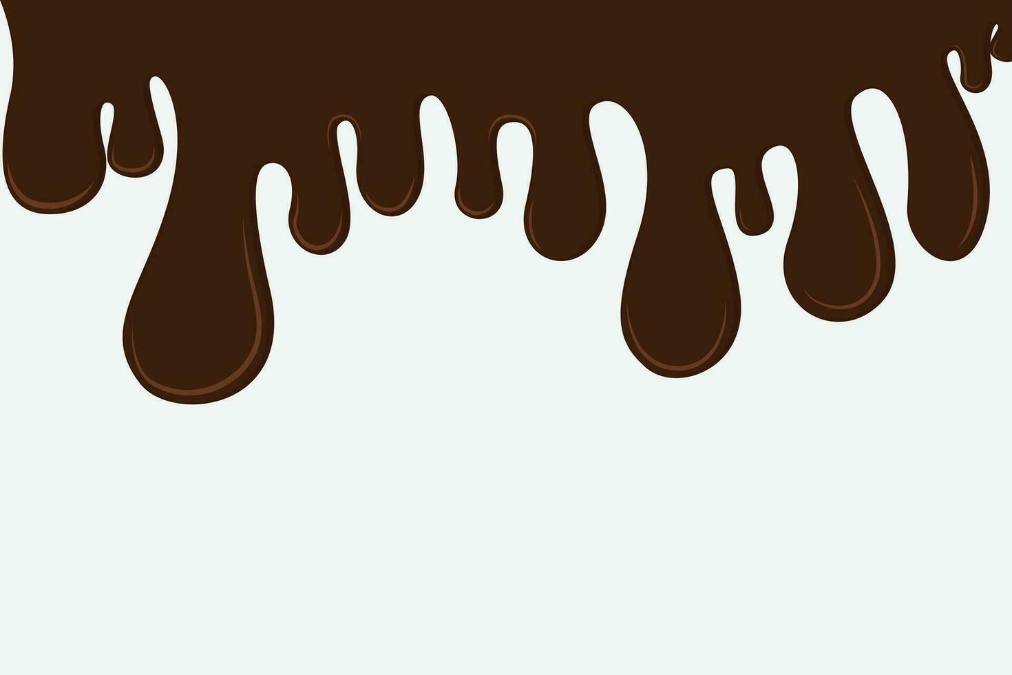 Illustration Vektor Grafik Schokolade Schmelze Spritzen Flüssigkeit Hintergrund