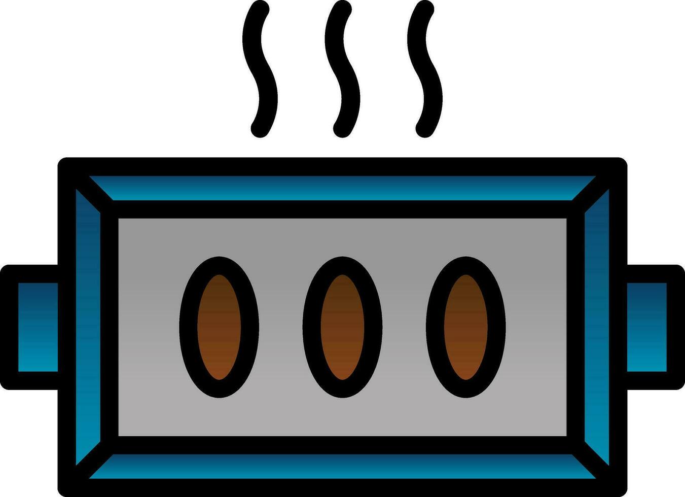 Backen Tablett Vektor Symbol Design