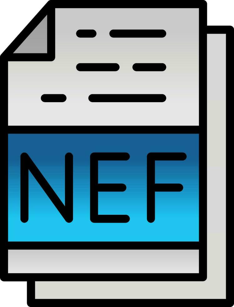 nef vektor ikon design