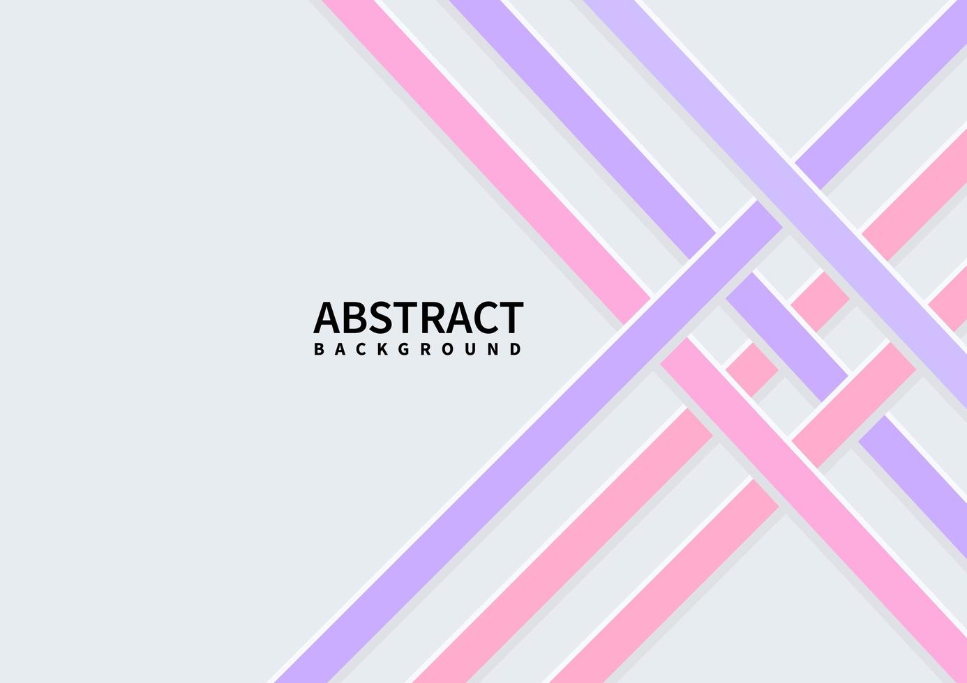 abstraktes geometrisches Gitter lila und rosa diagonaler moderner Stil auf weißem Hintergrund mit Platz für Ihren Text. vektor