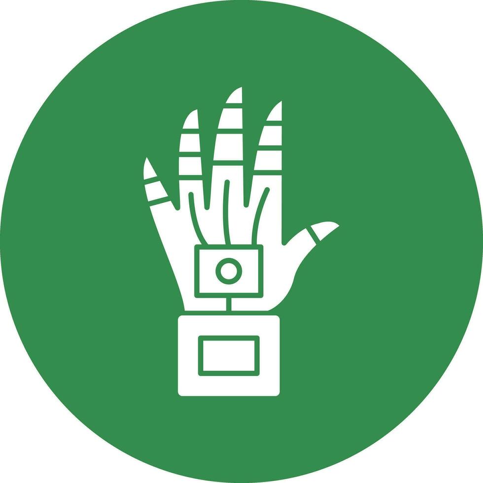 Handschuh-Vektor-Icon-Design vektor