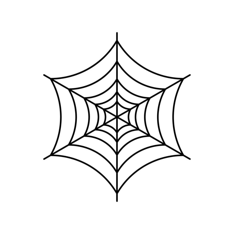 Halloween Spinne Netz elemen Vektor