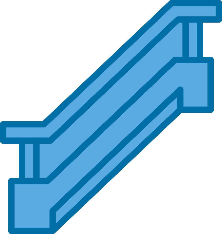 Rolltreppen-Vektor-Icon-Design vektor