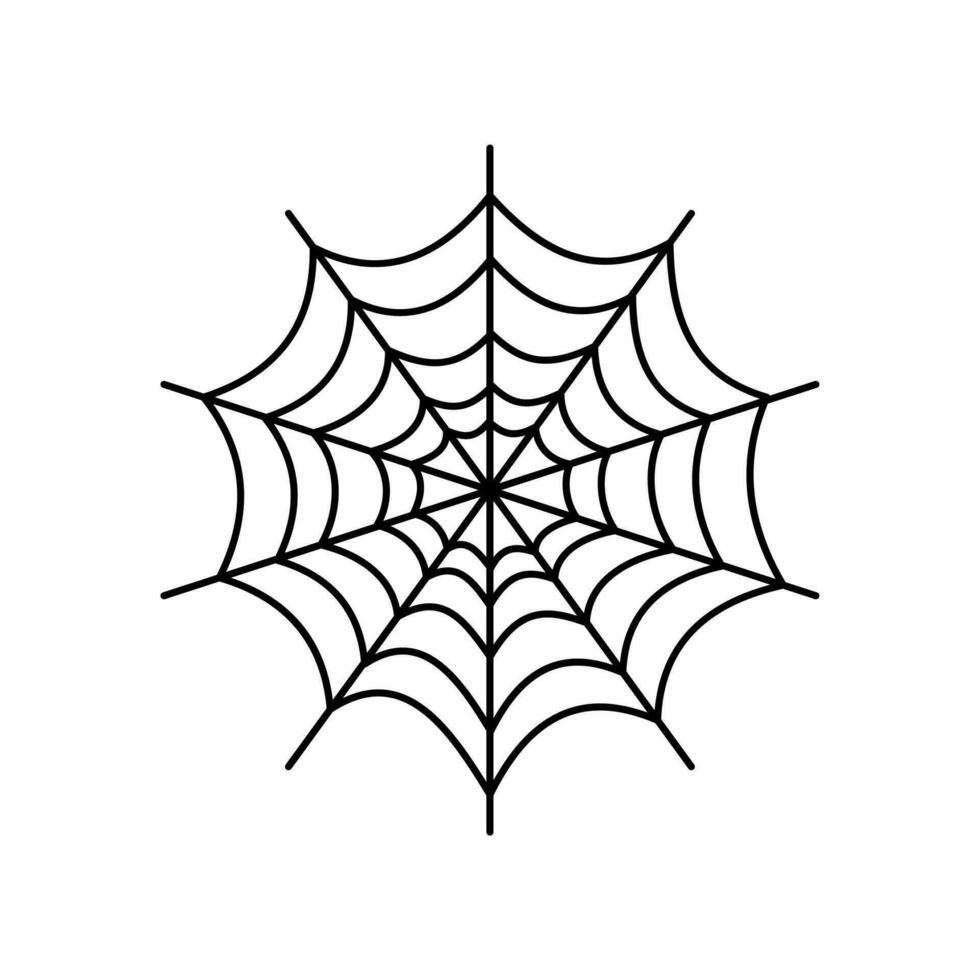 halloween Spindel webb elemen vektor