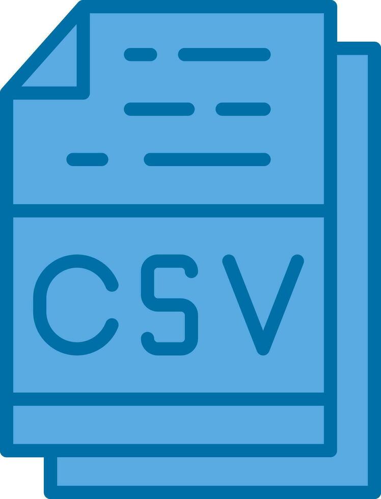 csv Datei Format Vektor Symbol Design