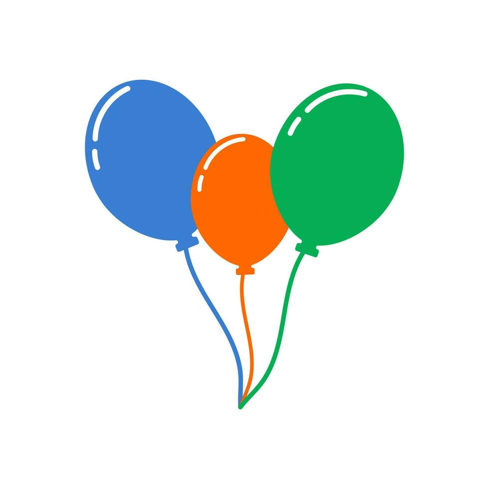 Ballon Illustration Vektor Element , Ballon Geburtstag , Feier , Dekoration Element und Jahrestag