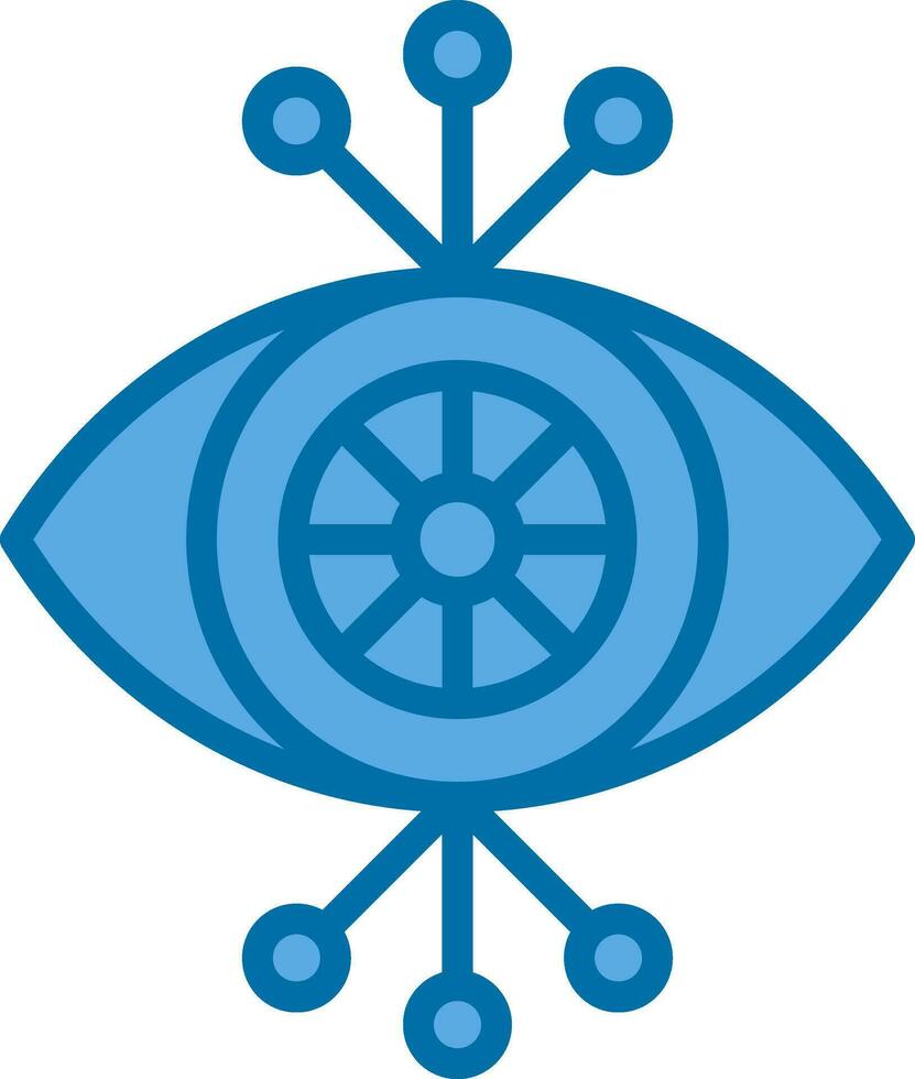 Cyber Auge Vektor Symbol Design