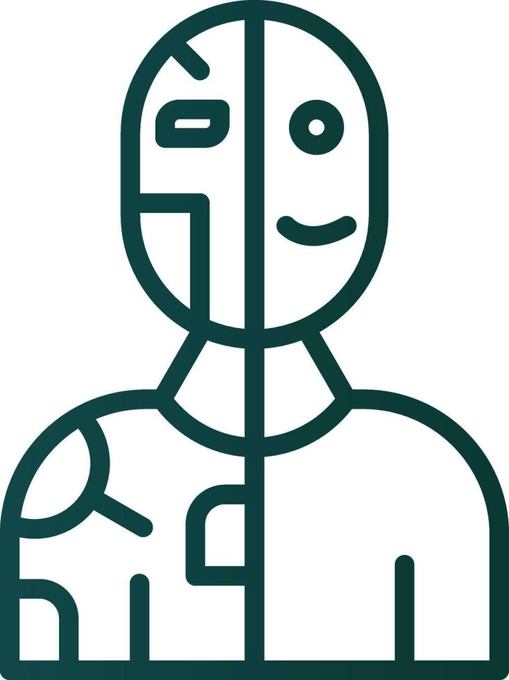 Humanoid Vektor Symbol Design