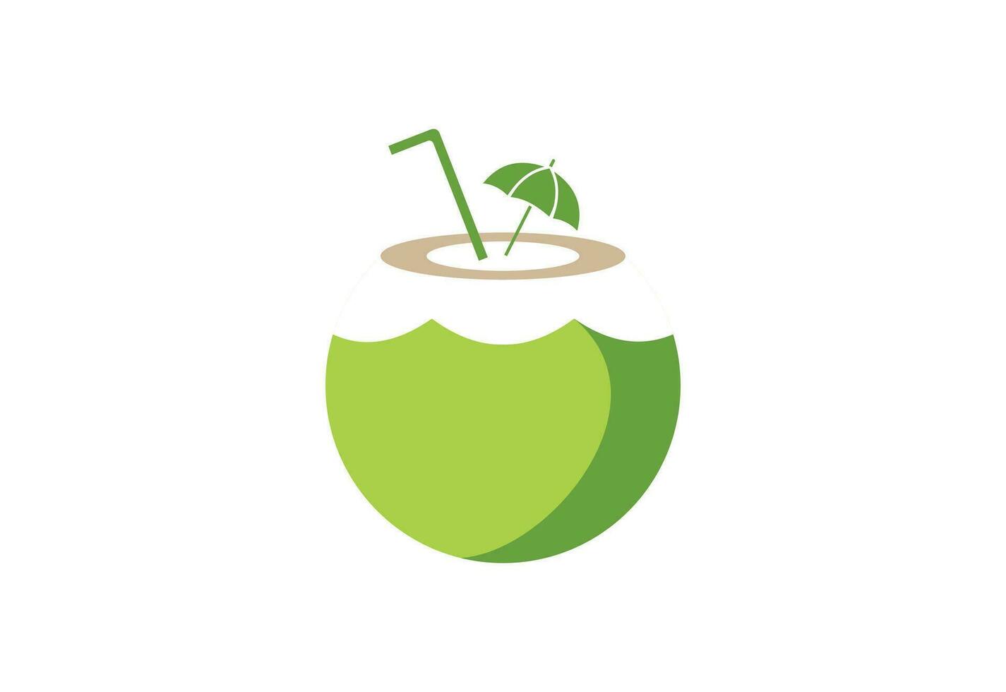 modern tropisch Kokosnuss Logo Design, Vektor Design Vorlage