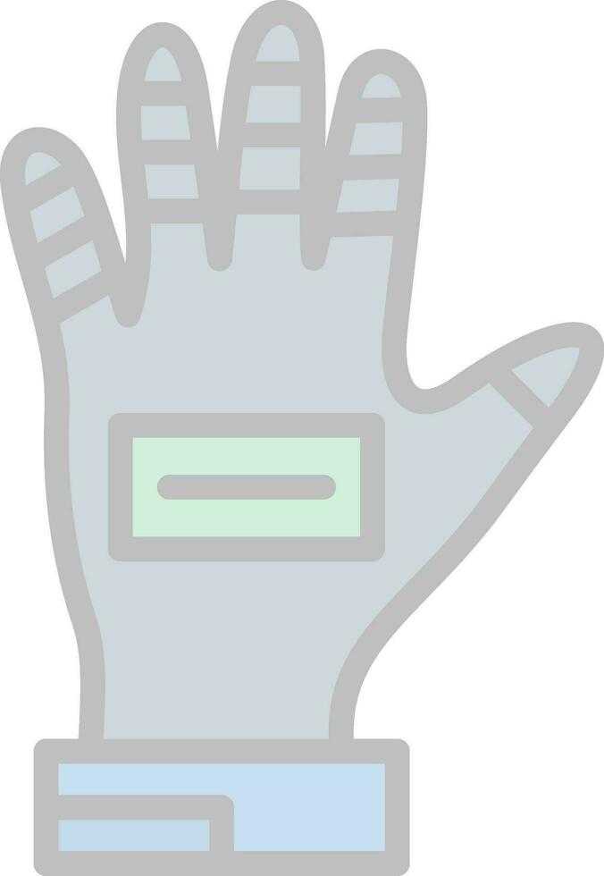 Rennen Handschuh Vektor Symbol Design