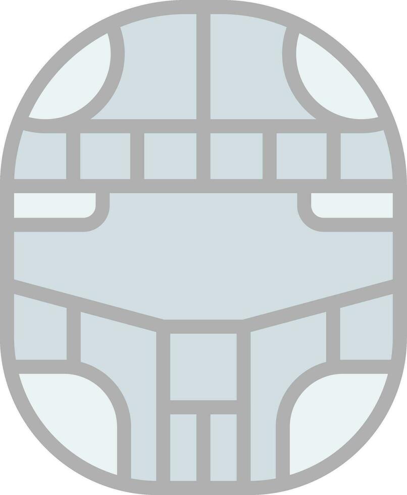 Helm-Vektor-Icon-Design vektor