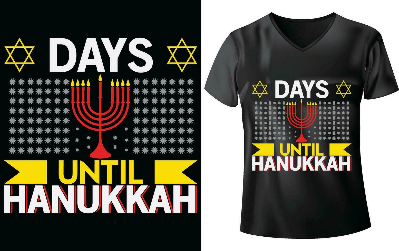 hanukkah dag t-shirt design vektor