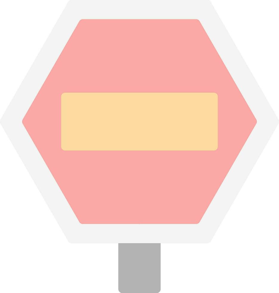 Straßenschild-Vektor-Icon-Design vektor