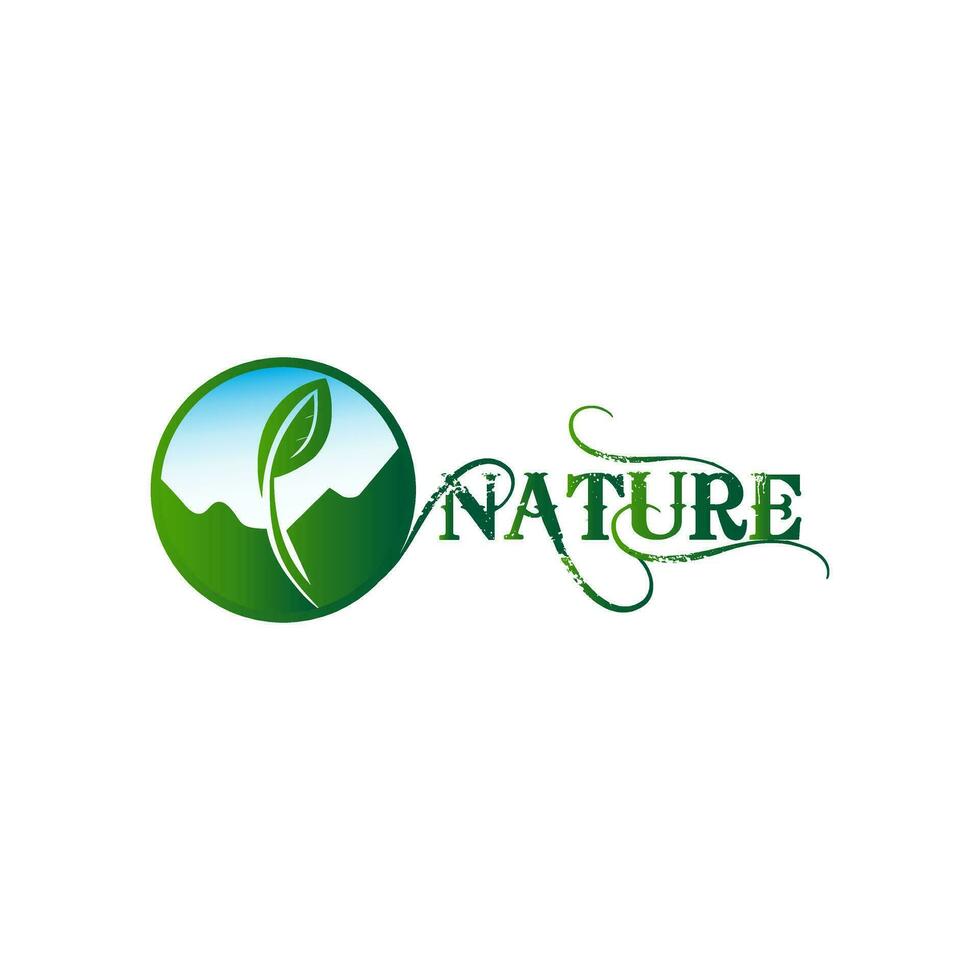 Natur Logo kostenlos Vektoren Symbol zu herunterladen