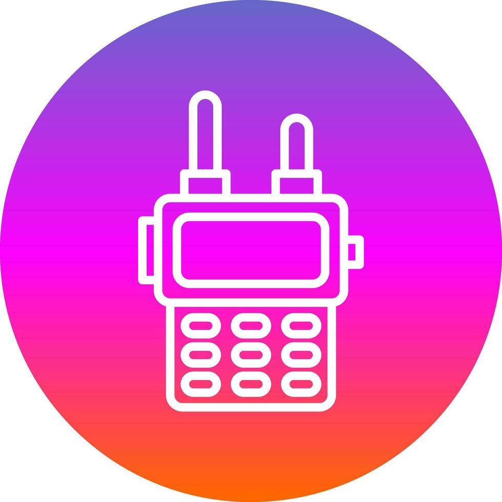 Walkie-Talkie-Vektor-Icon-Design vektor