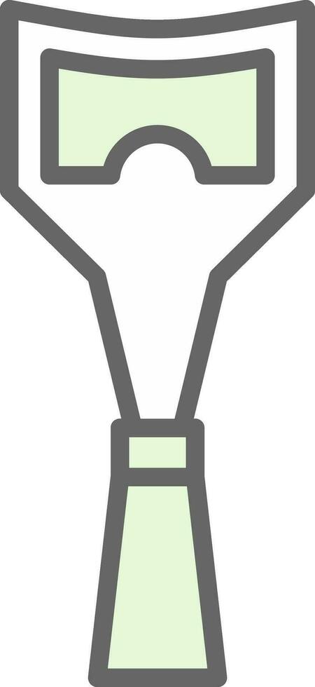 Flaschenöffner-Vektor-Icon-Design vektor