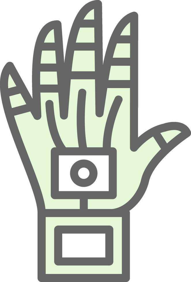 Handschuh-Vektor-Icon-Design vektor