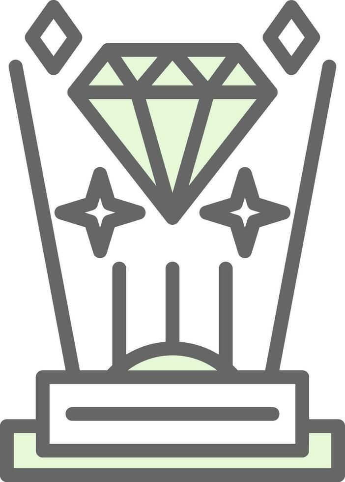 Hologramm Vektor Symbol Design