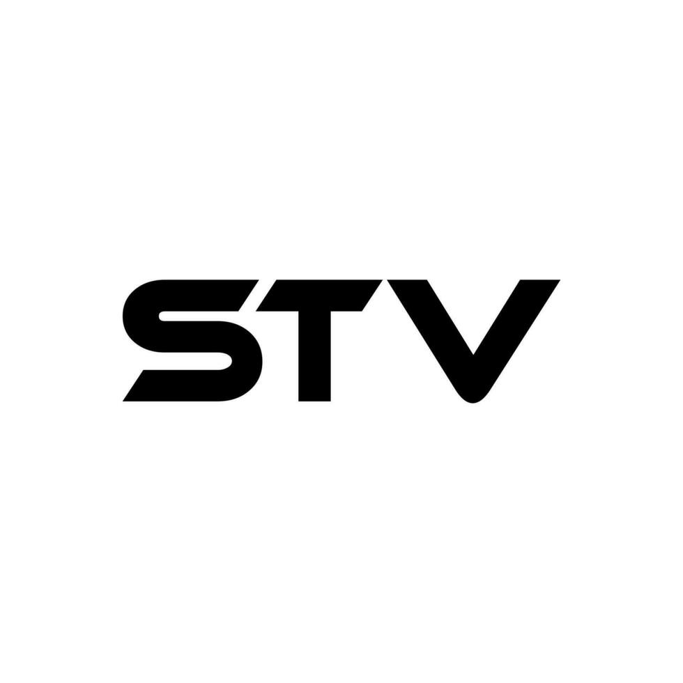 stv Brief Logo Design, Inspiration zum ein einzigartig Identität. modern Eleganz und kreativ Design. Wasserzeichen Ihre Erfolg mit das auffällig diese Logo. vektor