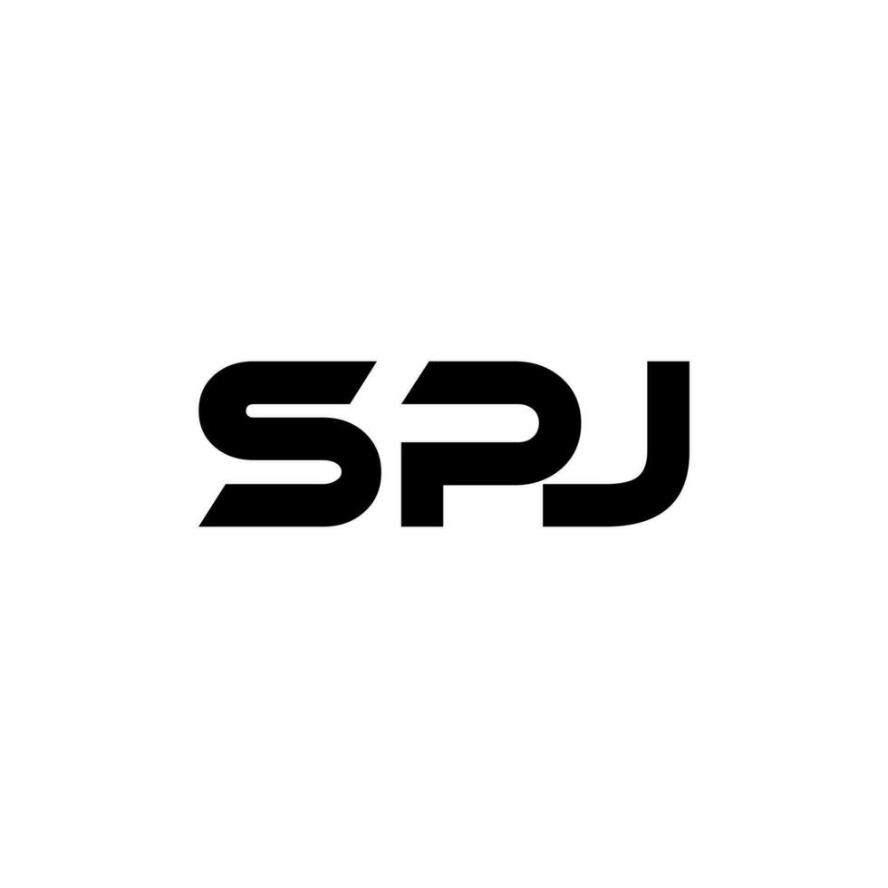 spj brev logotyp design, inspiration för en unik identitet. modern elegans och kreativ design. vattenmärke din Framgång med de slående detta logotyp. vektor