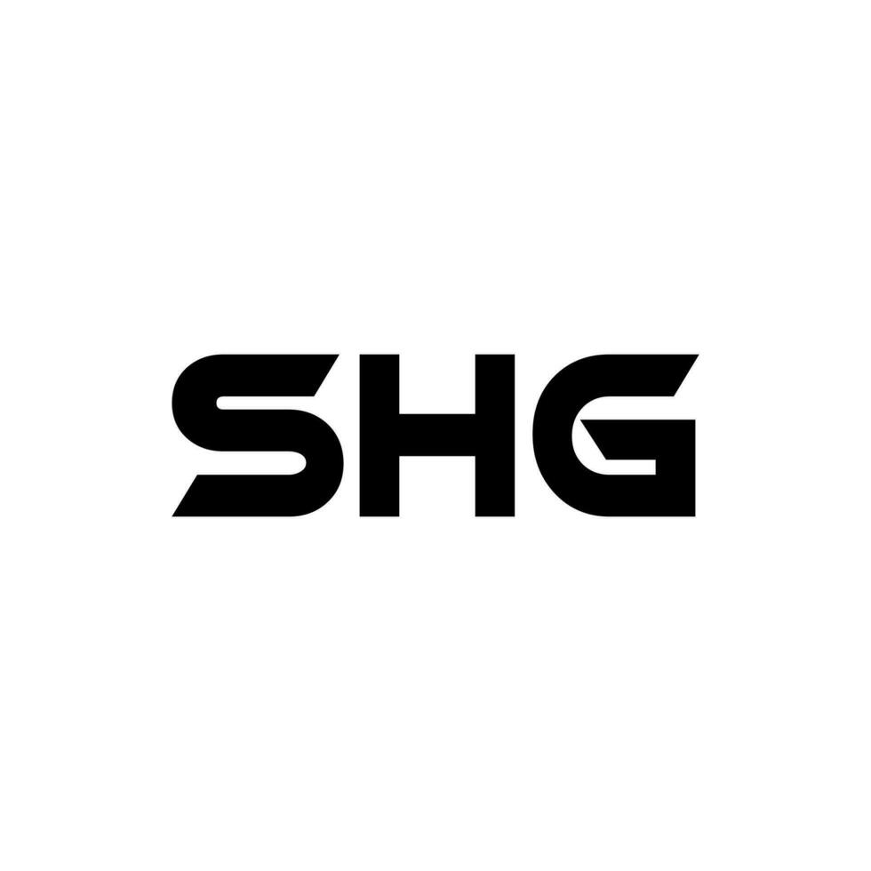 shg brev logotyp design, inspiration för en unik identitet. modern elegans och kreativ design. vattenmärke din Framgång med de slående detta logotyp. vektor