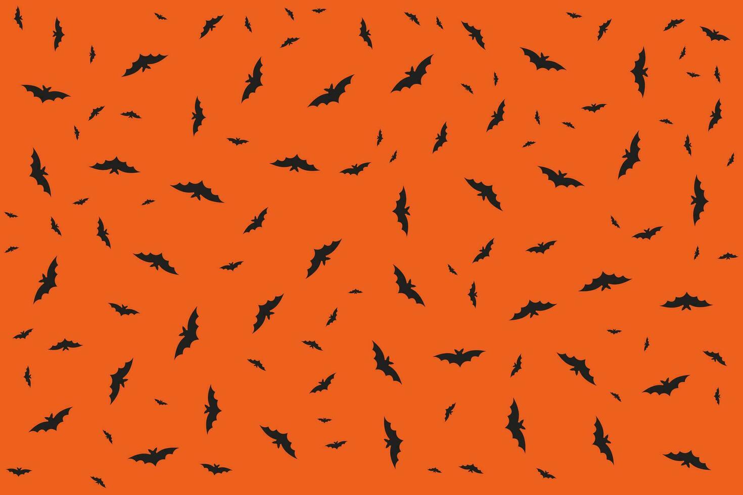 Hand gezeichnet eben Halloween Muster Design vektor