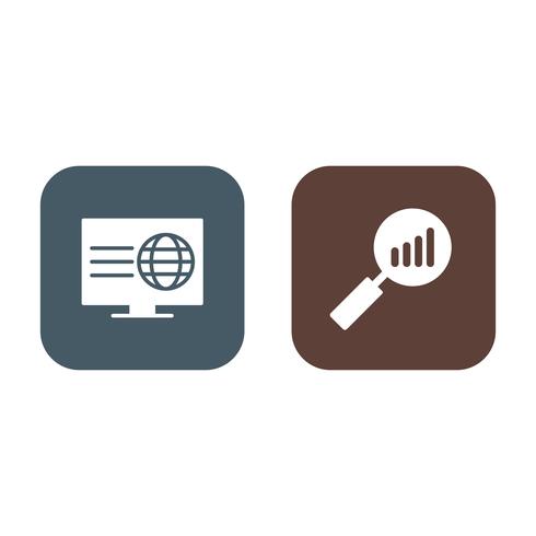 Satz von Vector SEO Search Engine Optimization Icons