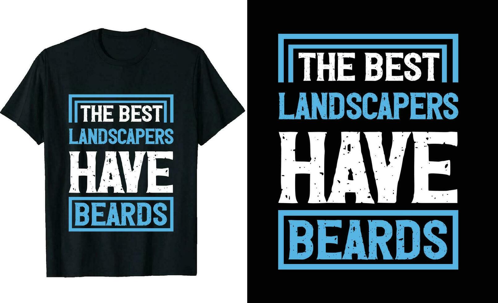 Beste Landschaftsgärtner haben Bärte komisch Landschaftsgärtner lange Ärmel T-Shirt oder Landschaftsgärtner t Hemd Design oder Bärte T-Shirt Design vektor