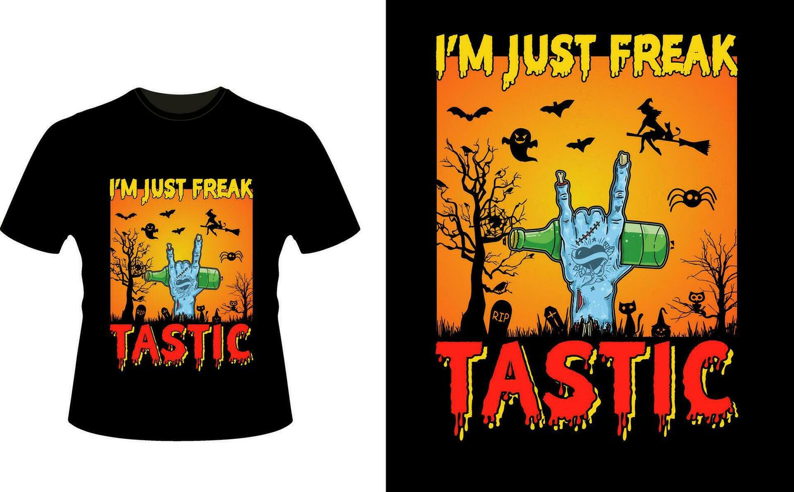 Halloween T-Shirt Design, Halloween Vektor oder Typografie, Zitat oder glücklich Halloween Halloween Zitate t Hemd Design Vektor Grafik