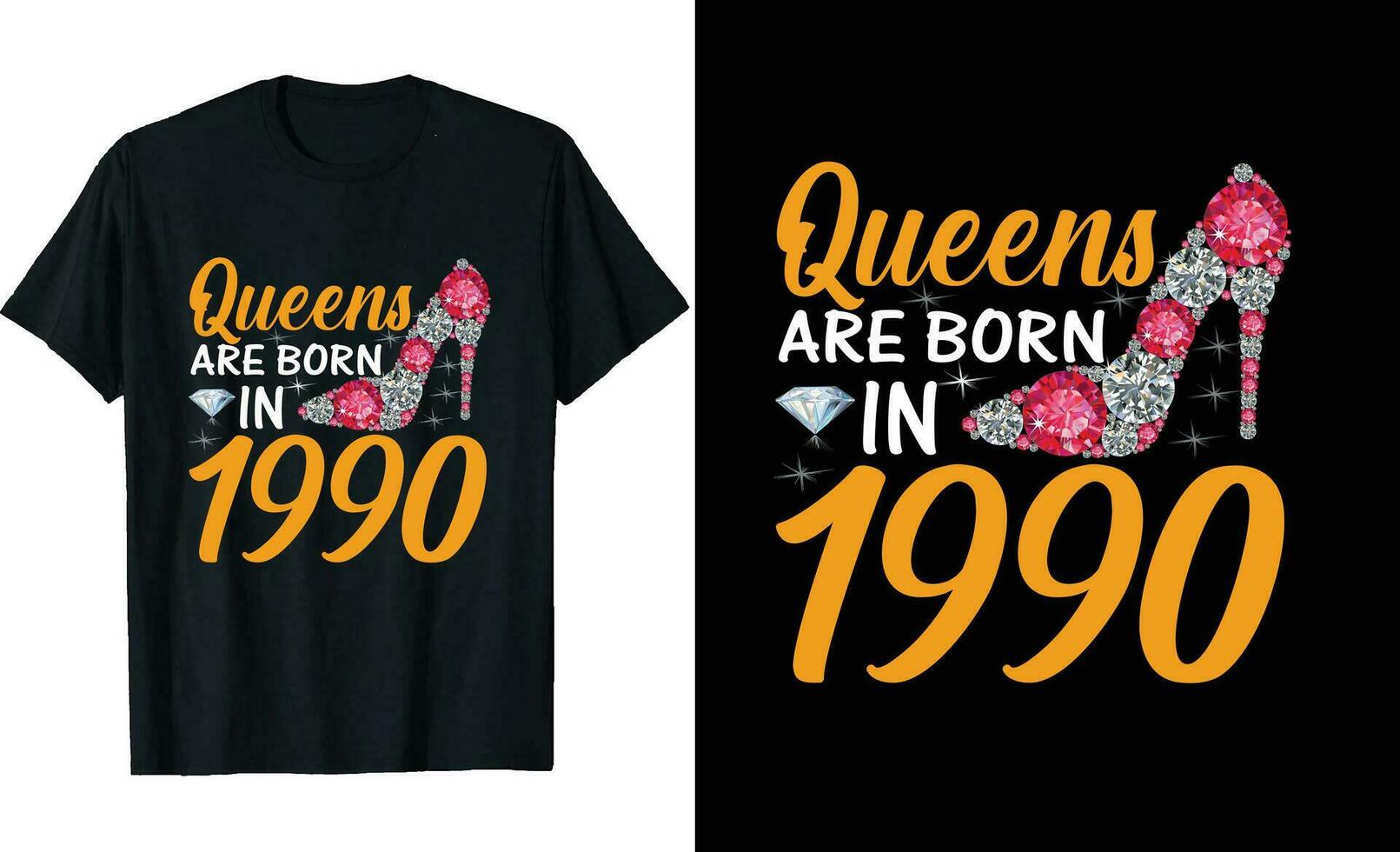 Königinnen sind geboren im oder Geburtstag t Hemd Design oder Typografie T-Shirt Design oder Geburtstag Zitate oder Poster Design oder Geburtstag Vektor oder Diamant t Hemd Design