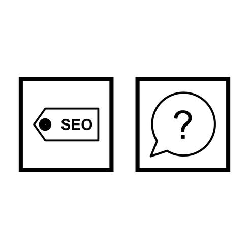 Satz von Vector SEO Search Engine Optimization Icons