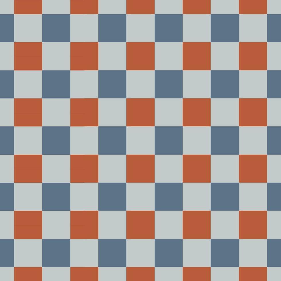 dunkel Blau grau und braun Jahrgang Prüfer Tafel Gingham Muster vektor