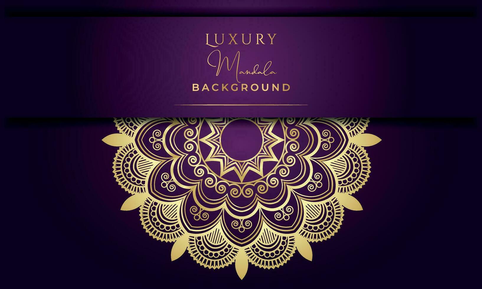 Luxus Mandala Hintergrund mit golden Muster Stil Ornament elegant Einladung Hochzeit Karte, Einladung, Hintergrund, Luxus Stil Vektor Illustration Design.