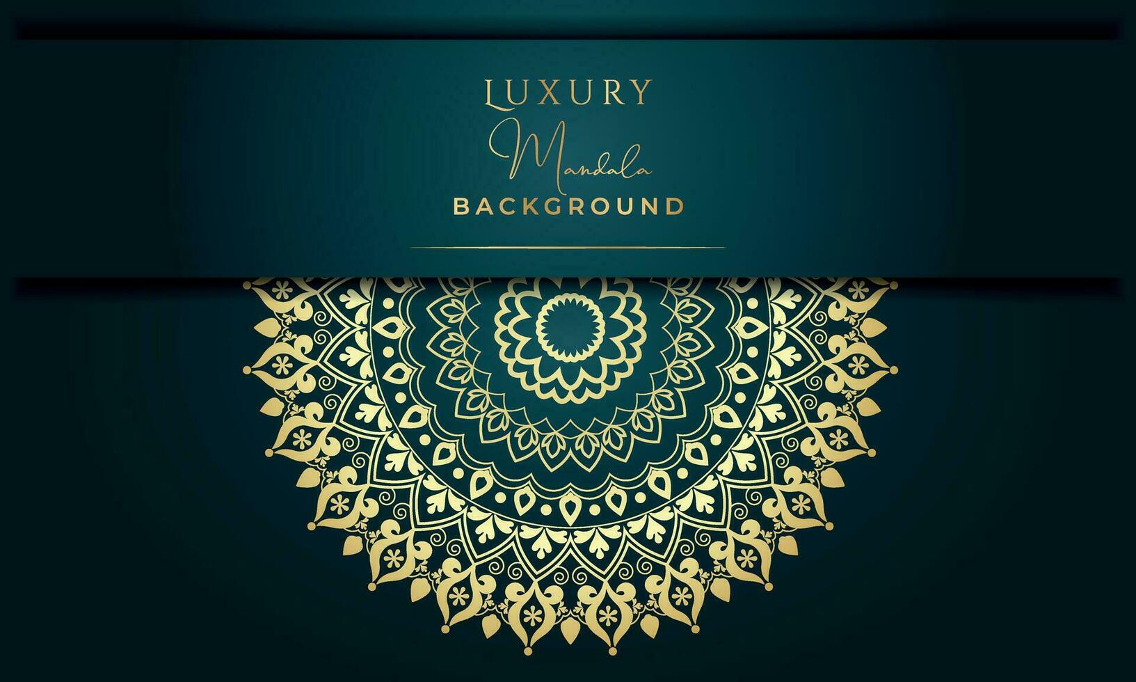 Luxus Mandala Hintergrund mit golden Muster Stil Ornament elegant Einladung Hochzeit Karte, Einladung, Hintergrund, Luxus Stil Vektor Illustration Design.