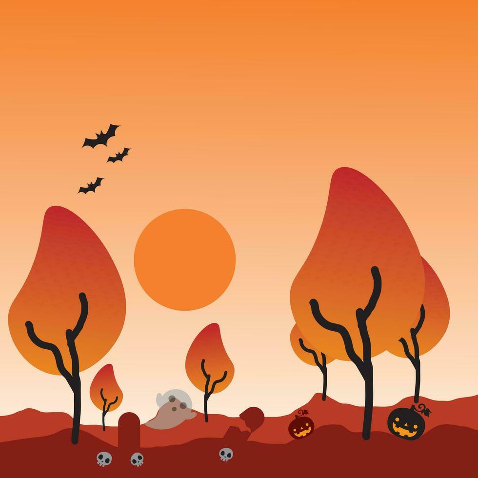 Vektor Hintergrund Design mit Halloween Thema