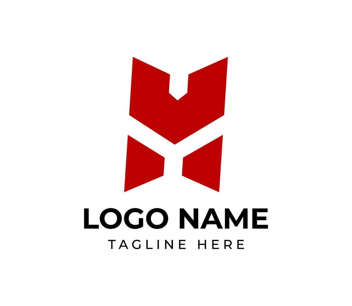 Monogramm Brief hy mit modern minimalistisch Stil Logo Design Vorlage vektor