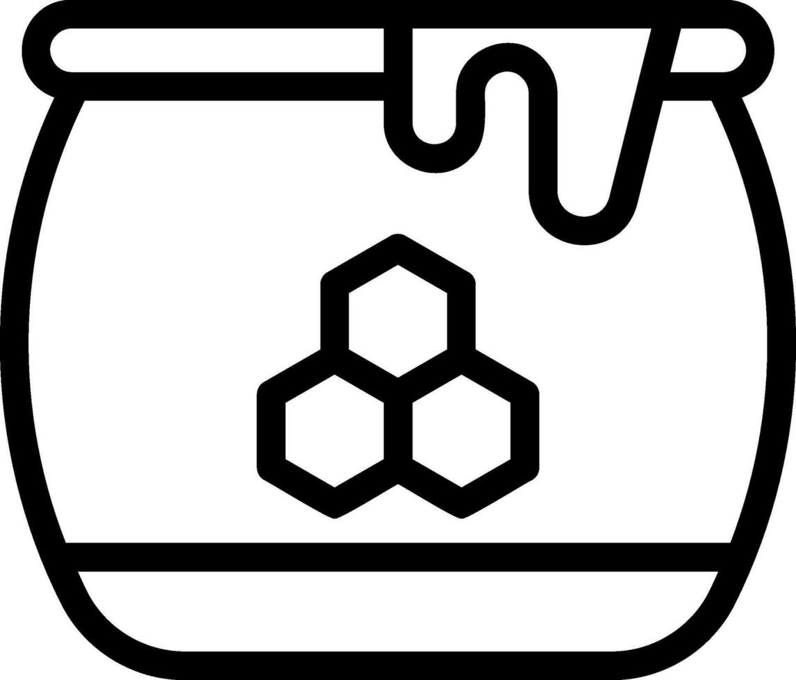 Symbol für die Honiglinie vektor