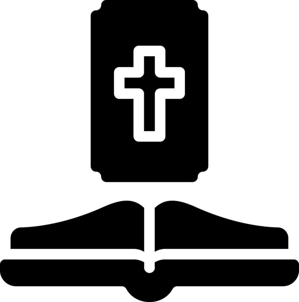 Bibel-Glyphe-Symbol vektor