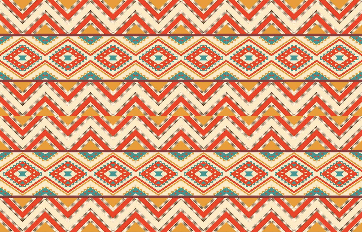 ethnisch abstrakt Ikat Kunst. aztekisch Ornament drucken. geometrisch ethnisch Muster nahtlos Farbe orientalisch. Design zum Hintergrund ,Vorhang, Teppich, Hintergrund, Kleidung, Verpackung, Batik, Vektor Illustration.