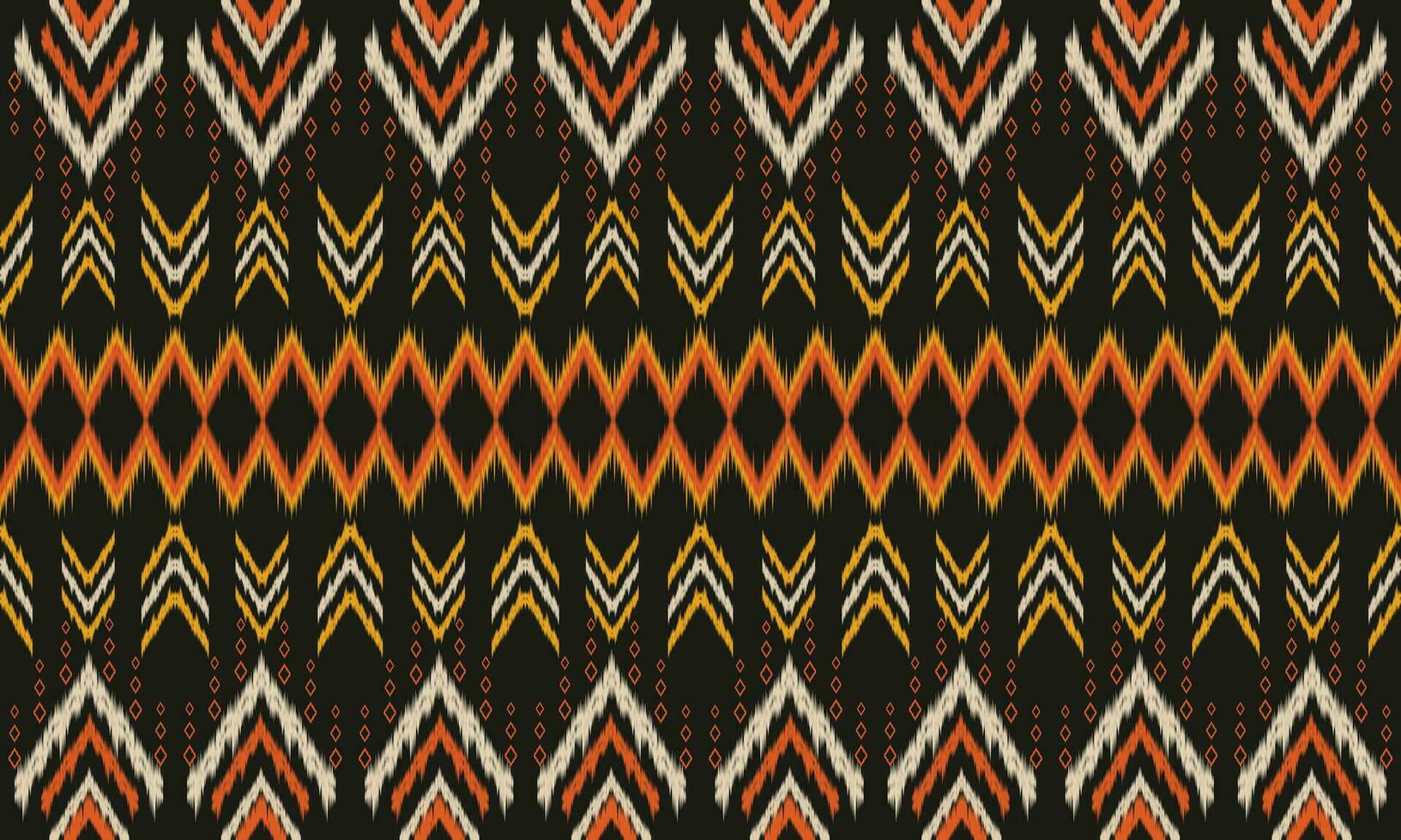 ethnisch abstrakt Ikat Kunst. aztekisch Ornament drucken. geometrisch ethnisch Muster nahtlos Farbe orientalisch. Design zum Hintergrund ,Vorhang, Teppich, Hintergrund, Kleidung, Verpackung, Batik, Vektor Illustration.