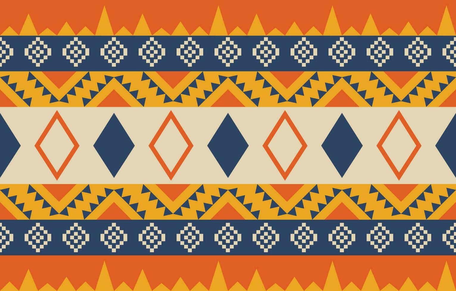 etnisk abstrakt ikat konst. aztec prydnad skriva ut. geometrisk etnisk mönster sömlös Färg orientalisk. design för bakgrund ,ridå, matta, tapet, Kläder, omslag, batik, vektor illustration.