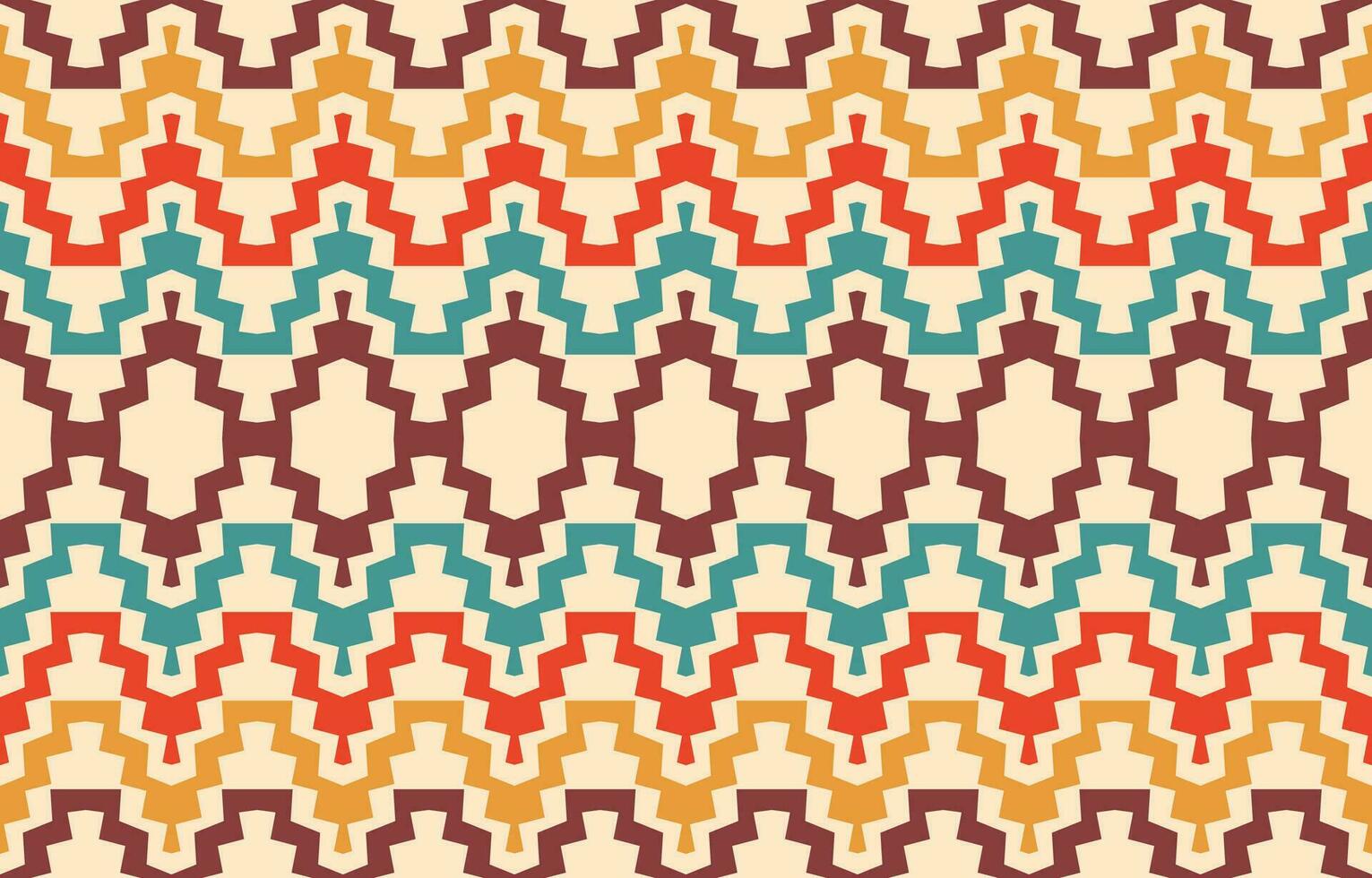 ethnisch abstrakt Ikat Kunst. aztekisch Ornament drucken. geometrisch ethnisch Muster nahtlos Farbe orientalisch. Design zum Hintergrund ,Vorhang, Teppich, Hintergrund, Kleidung, Verpackung, Batik, Vektor Illustration.