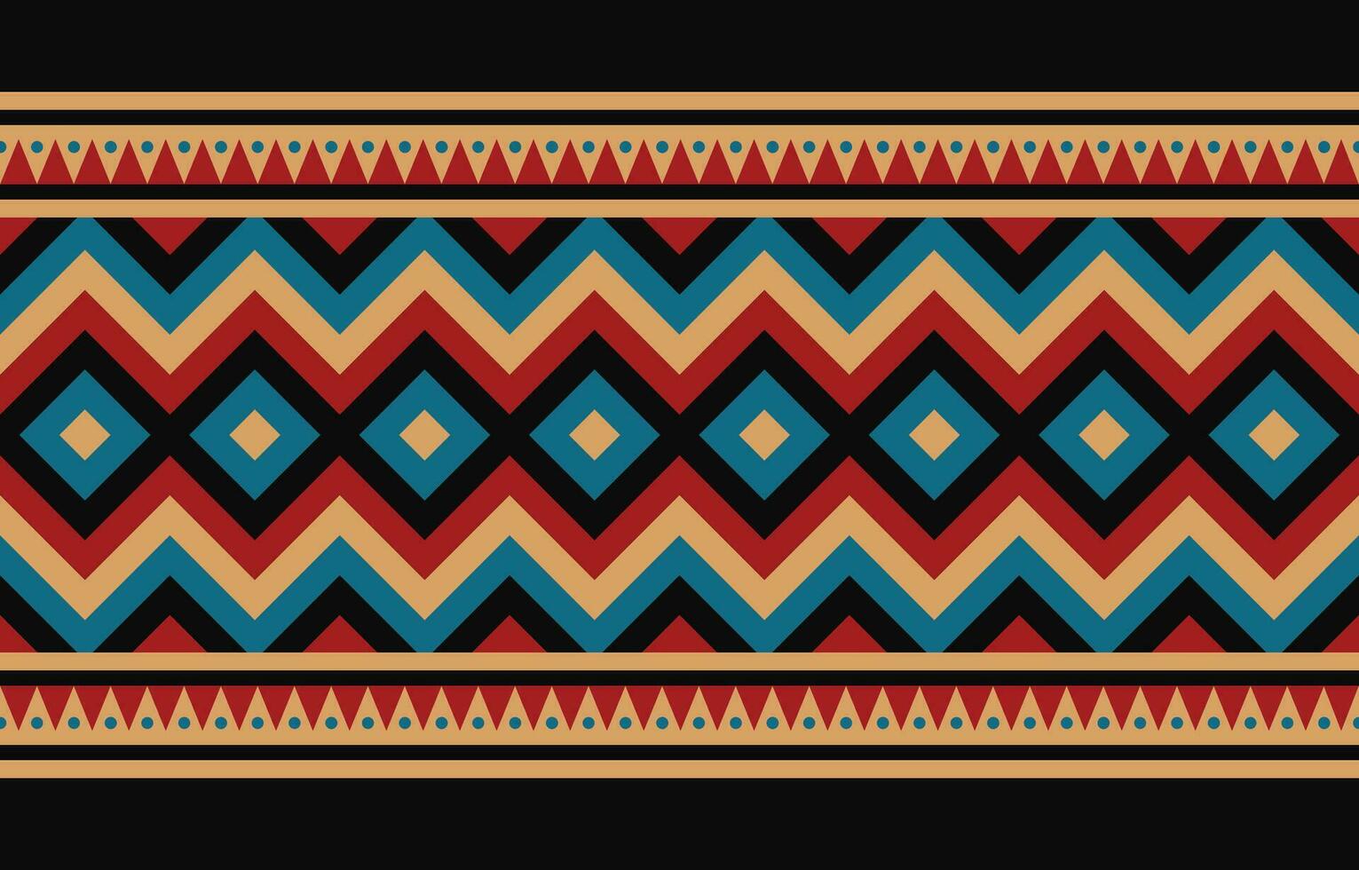 etnisk abstrakt ikat konst. aztec prydnad skriva ut. geometrisk etnisk mönster sömlös Färg orientalisk. design för bakgrund ,ridå, matta, tapet, Kläder, omslag, batik, vektor illustration.