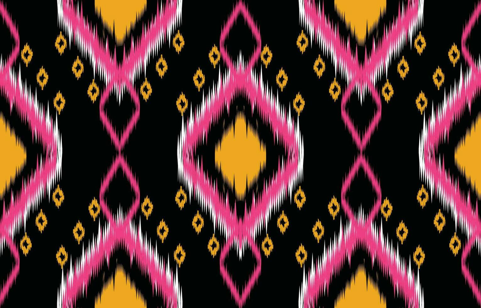 etnisk abstrakt ikat konst. aztec prydnad skriva ut. geometrisk etnisk mönster sömlös Färg orientalisk. design för bakgrund ,ridå, matta, tapet, Kläder, omslag, batik, vektor illustration.